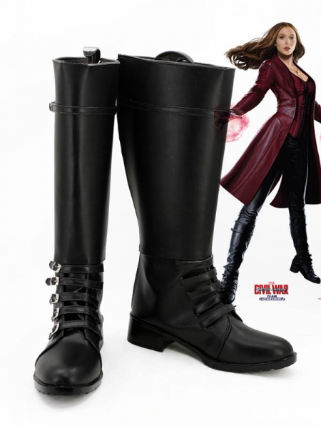 Captain America Civil War Scarlet Witch Cosplay Boots